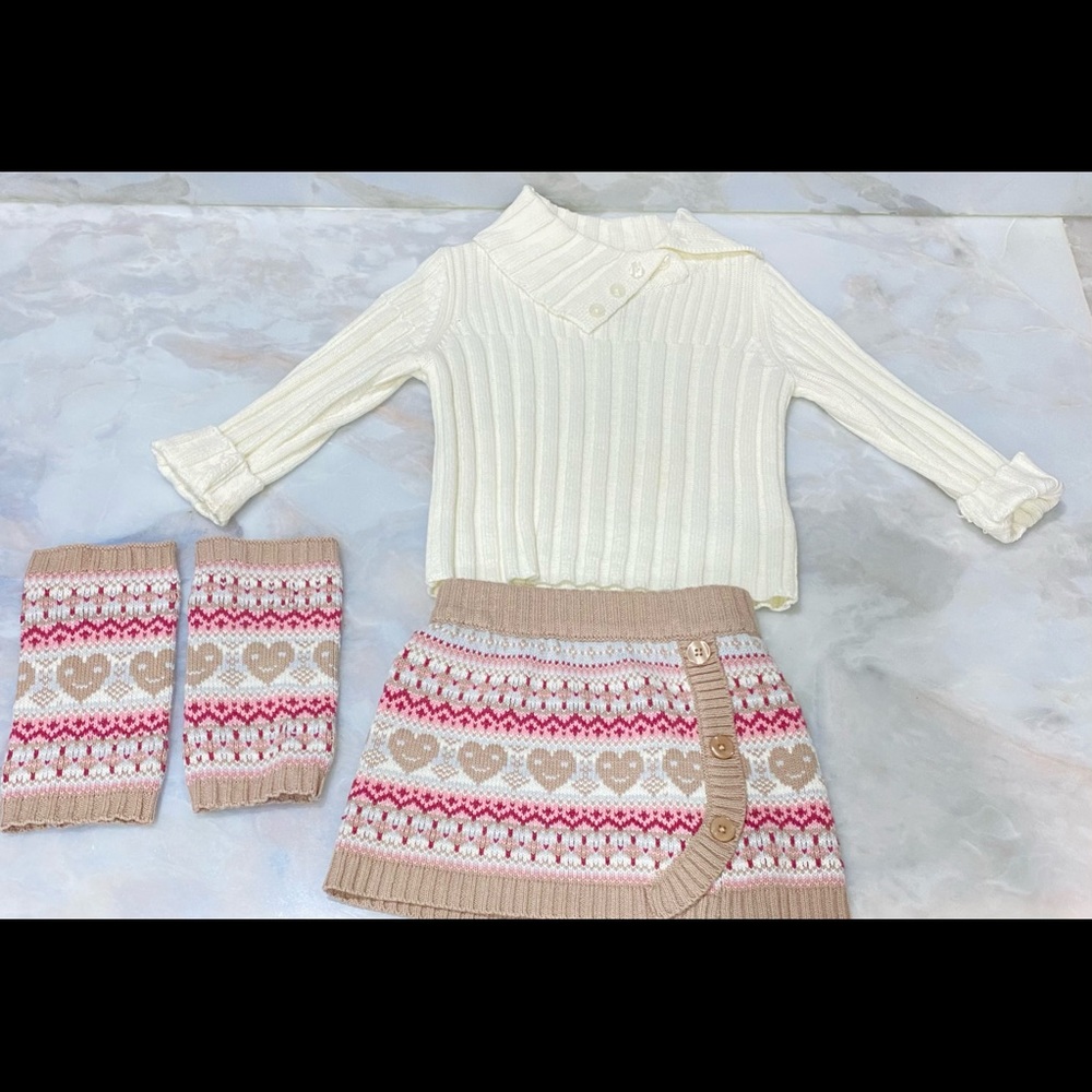 Cynthia Rowley Girl Sweater Outfit (2T)